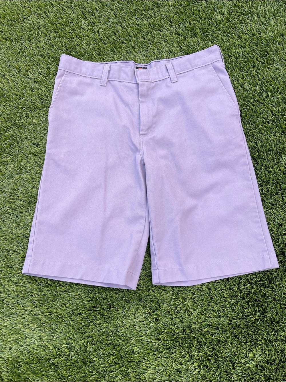 Dickies Light Grey Flat Front Men's Shorts
